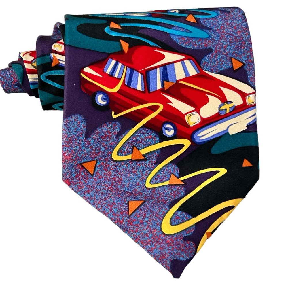 100% Silk Classic Rock Band The Beatles Drive My Car Necktie